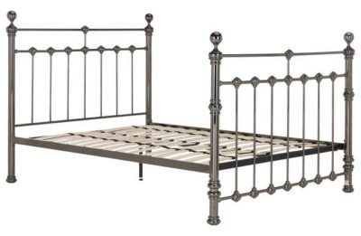 Schreiber Canford Black Nickel Super Kingsize Bed